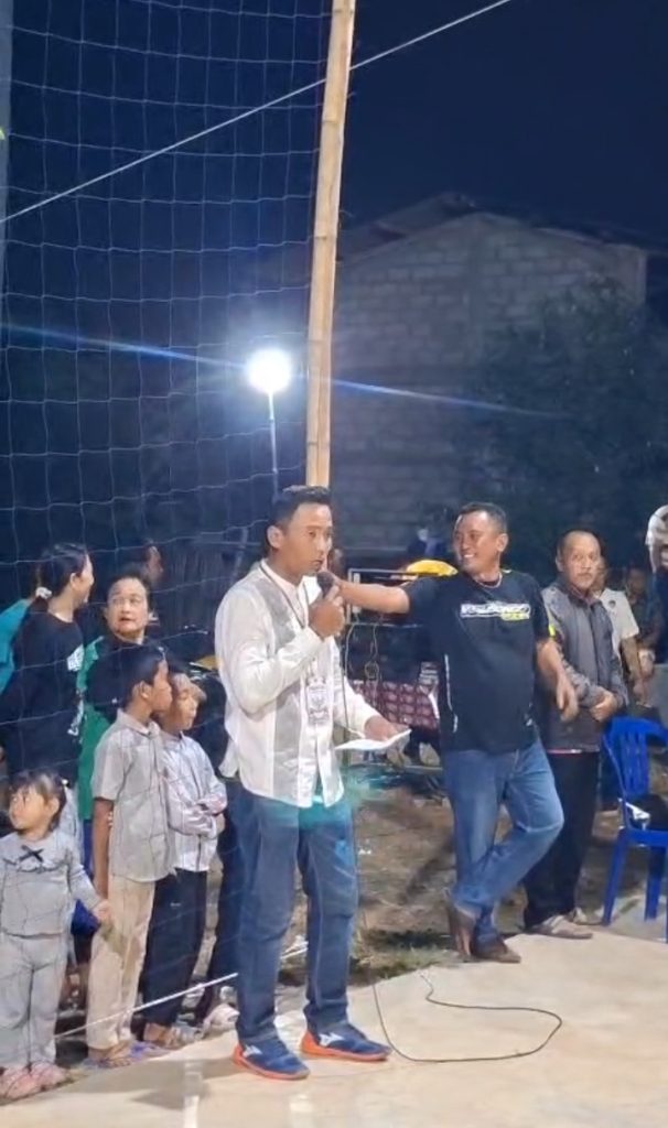 Sambutan Ketua Panitia Penyelenggara Turnamen Bola Voli desa Wonoplintahan 